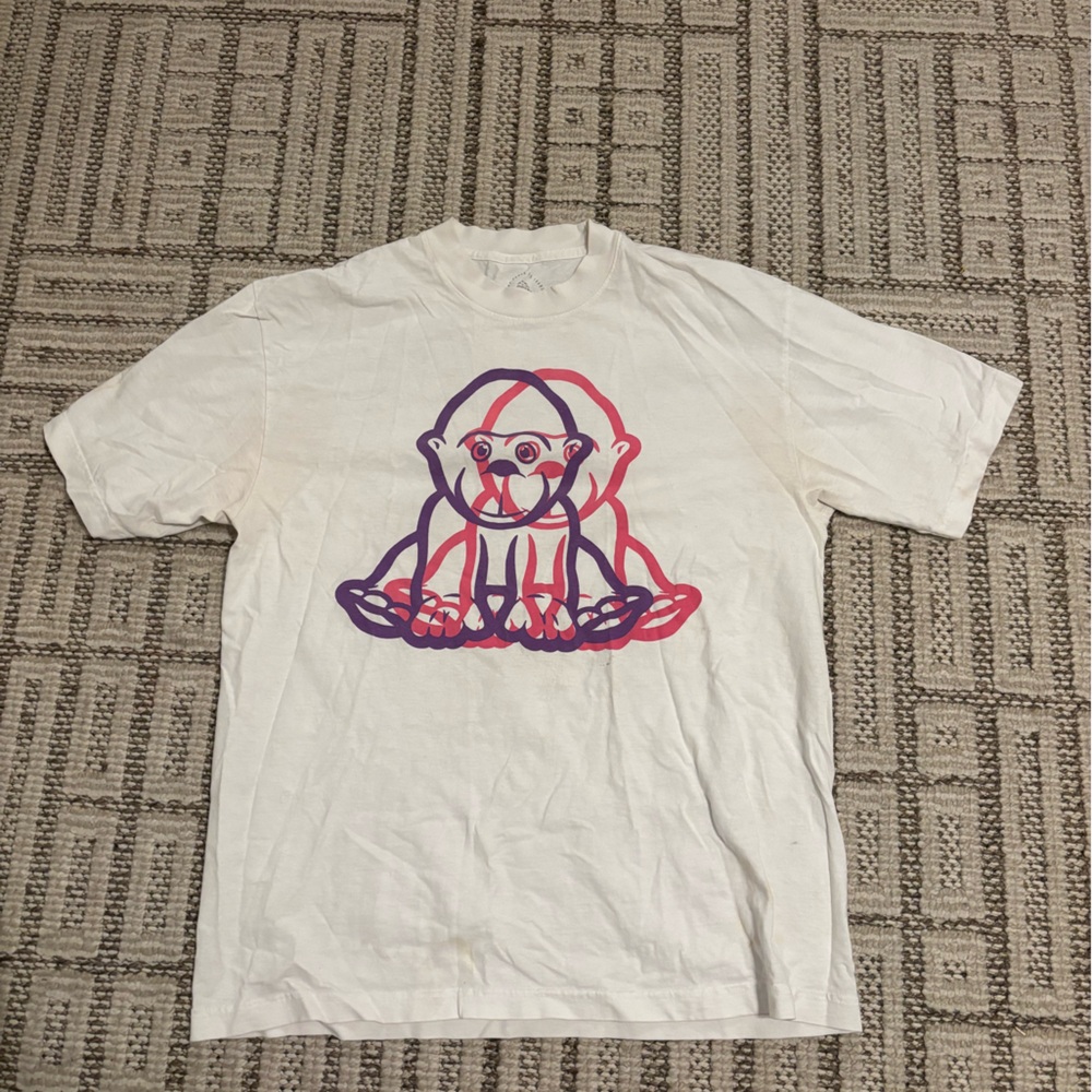 Inaka Power White and Pink Graphic Bottoms